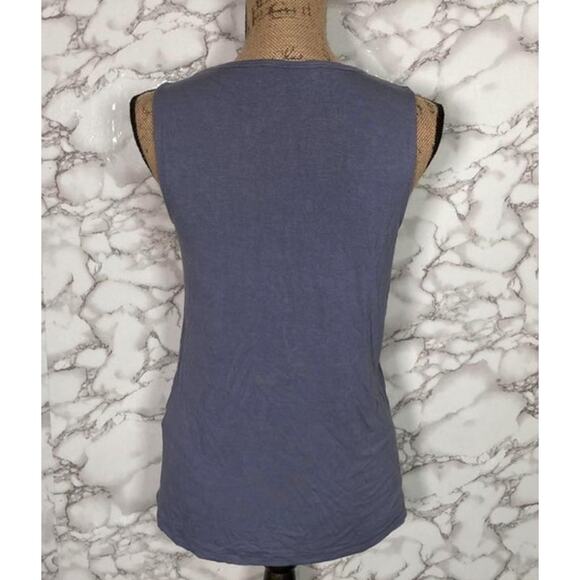 Banana Republic Womens Lace Smokey Blue Gray Sleeveless Tank Top Size XS - Picture 3 of 11